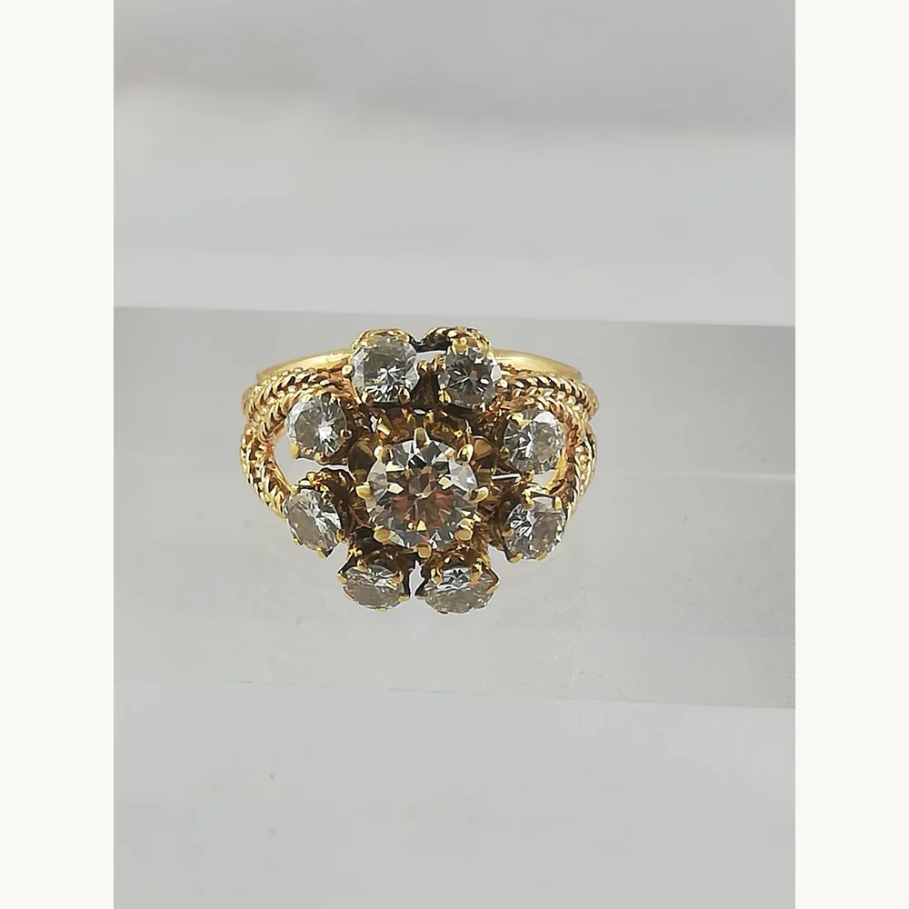 Bijou ancien en or et diamants pour estimation patrimoniale - Luxembourg
